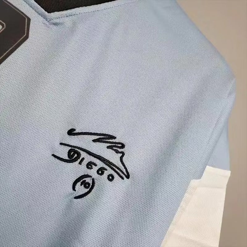 Camiseta retro de Argentina 2001 homenaje a Maradona edición fan