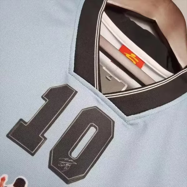 Camiseta retro de Argentina 2001 homenaje a Maradona edición fan