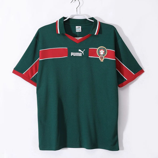 Camiseta retro de Marruecos 1998 edición fan