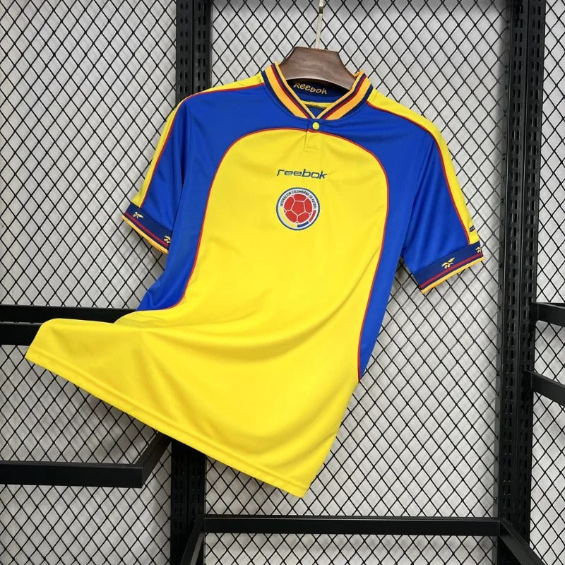Camiseta retro de fútbol de Colombia 2001