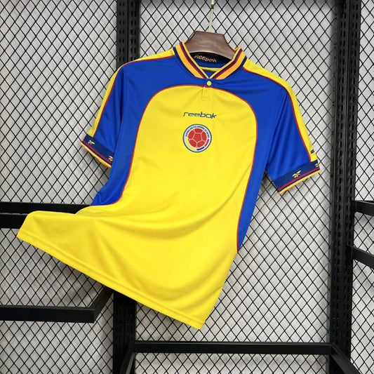Camiseta retro de fútbol de Colombia 2001