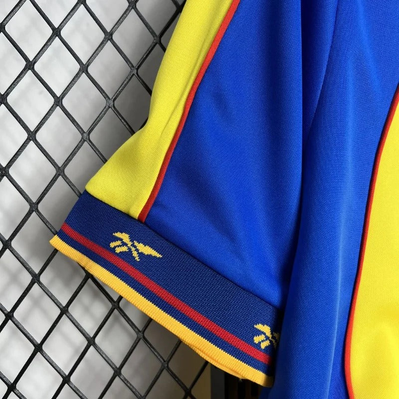 Camiseta retro de fútbol de Colombia 2001