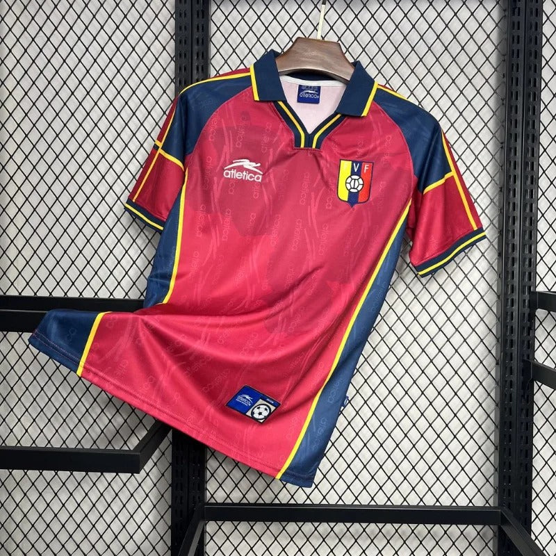 Camiseta retro local de fútbol de Venezuela año 2000