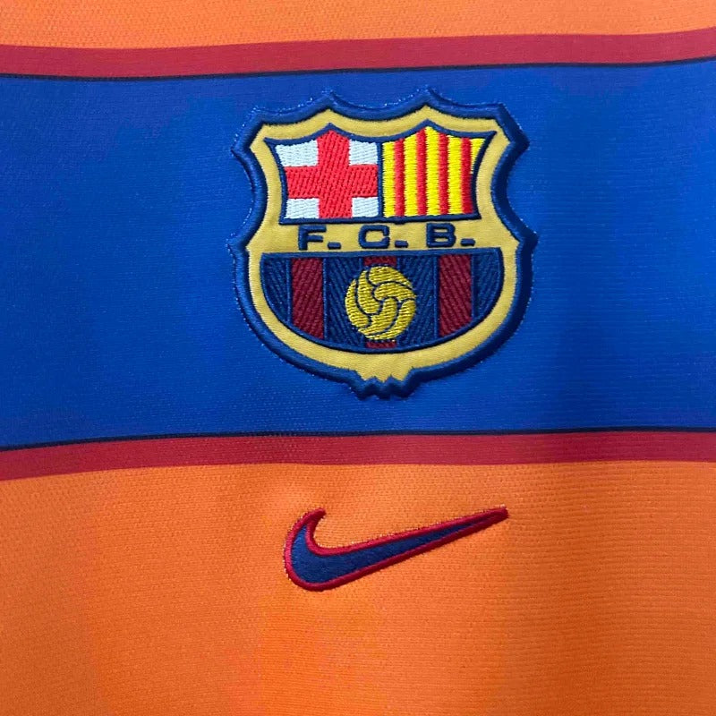 Retro Barcelona derde tenue voetbalshirt 1998–2000, fan-editie