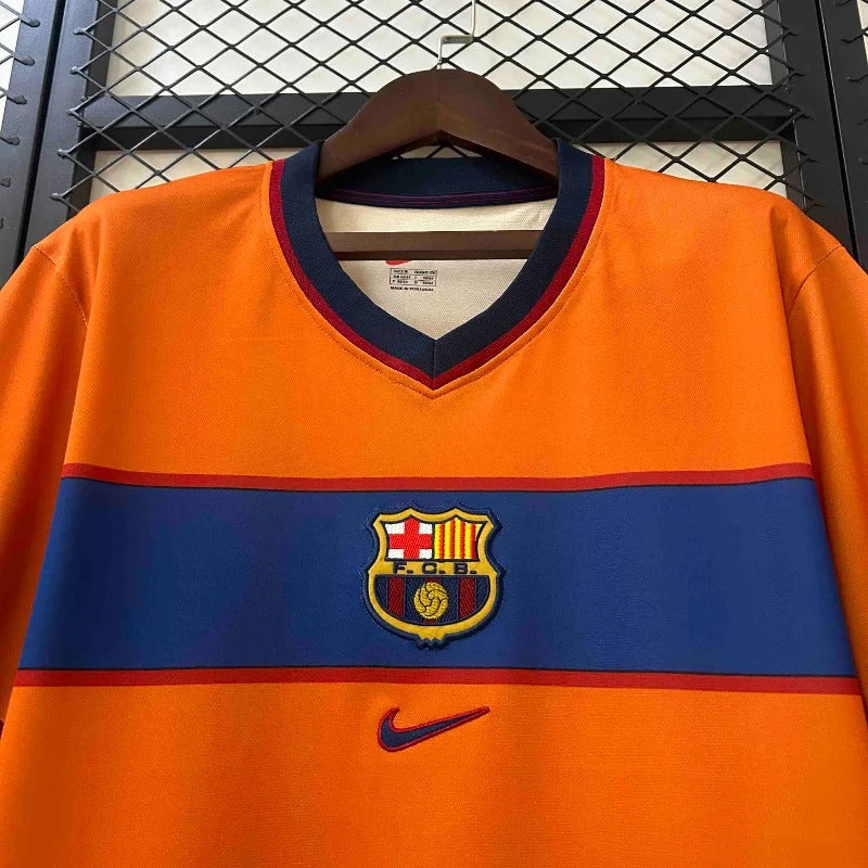 Retro Barcelona derde tenue voetbalshirt 1998–2000, fan-editie