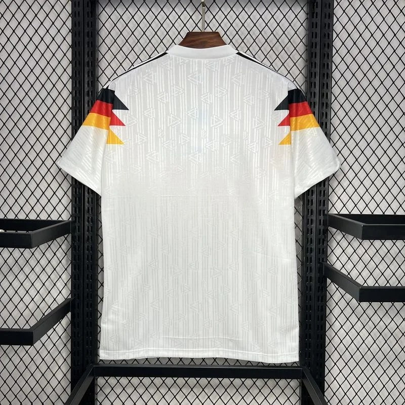 Camiseta retro de fútbol de local de Alemania 1990, edición fan