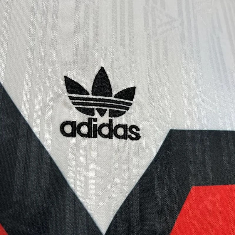 Camiseta retro de fútbol de local de Alemania 1990, edición fan