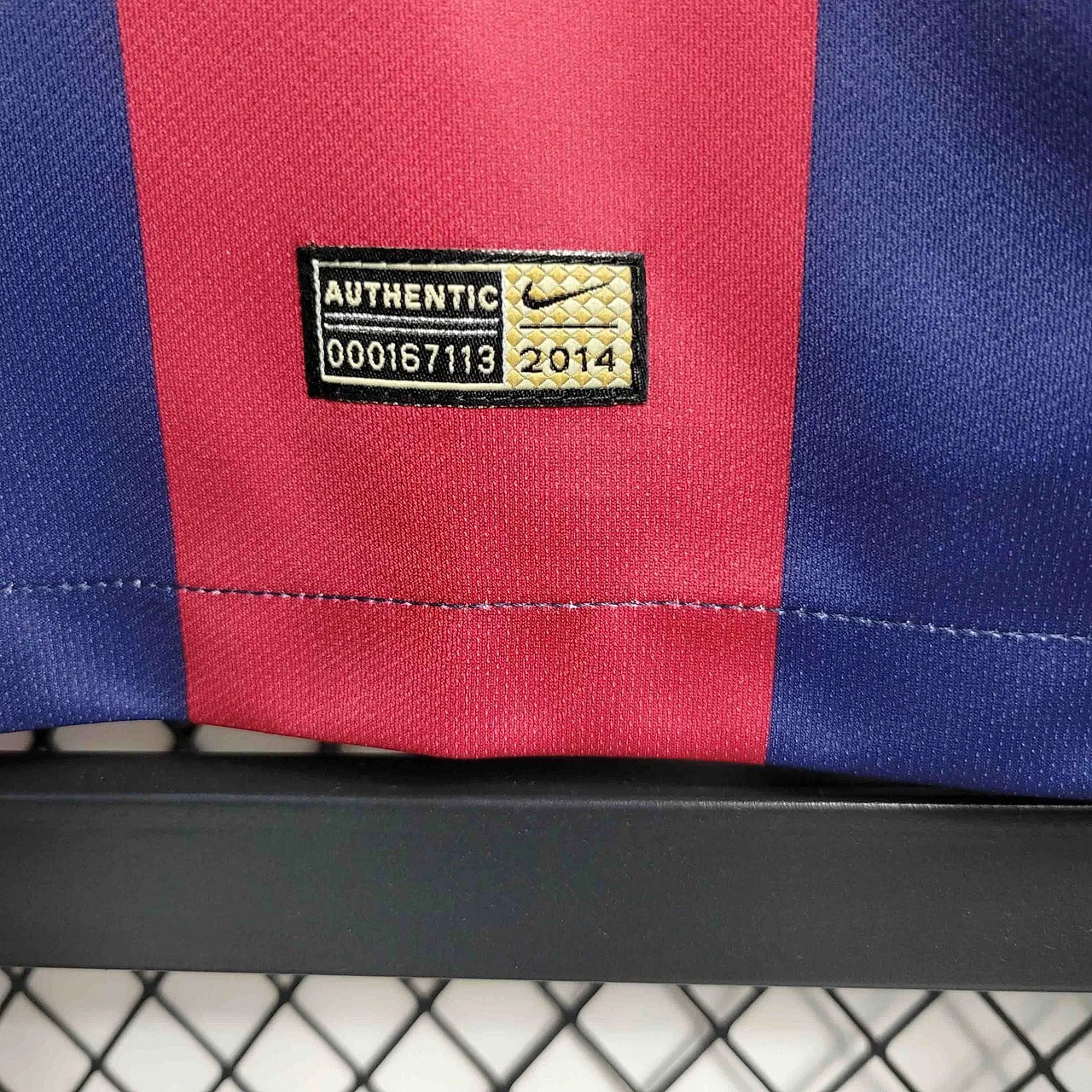 Camiseta retro de fútbol de local del Barcelona 2014/2015, edición fan