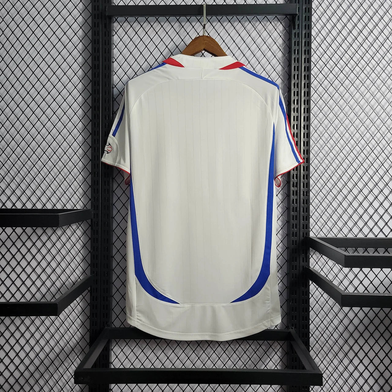 Camiseta retro de fútbol de visitante de Francia 2006 edición fan