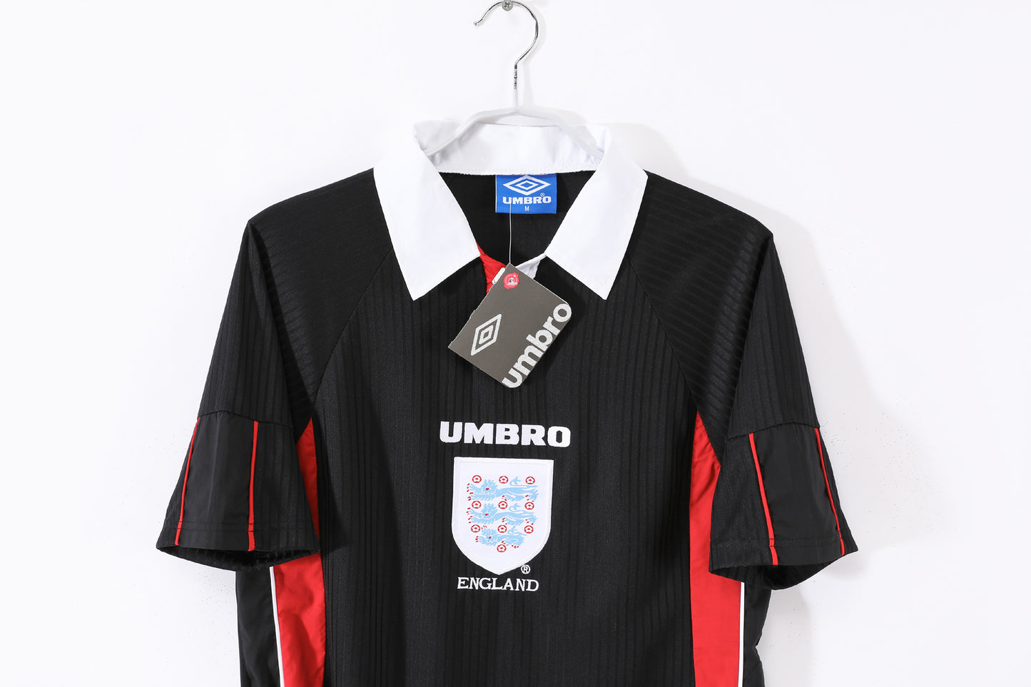 Camiseta retro de la tercera equipación de Inglaterra 1998 edición fan