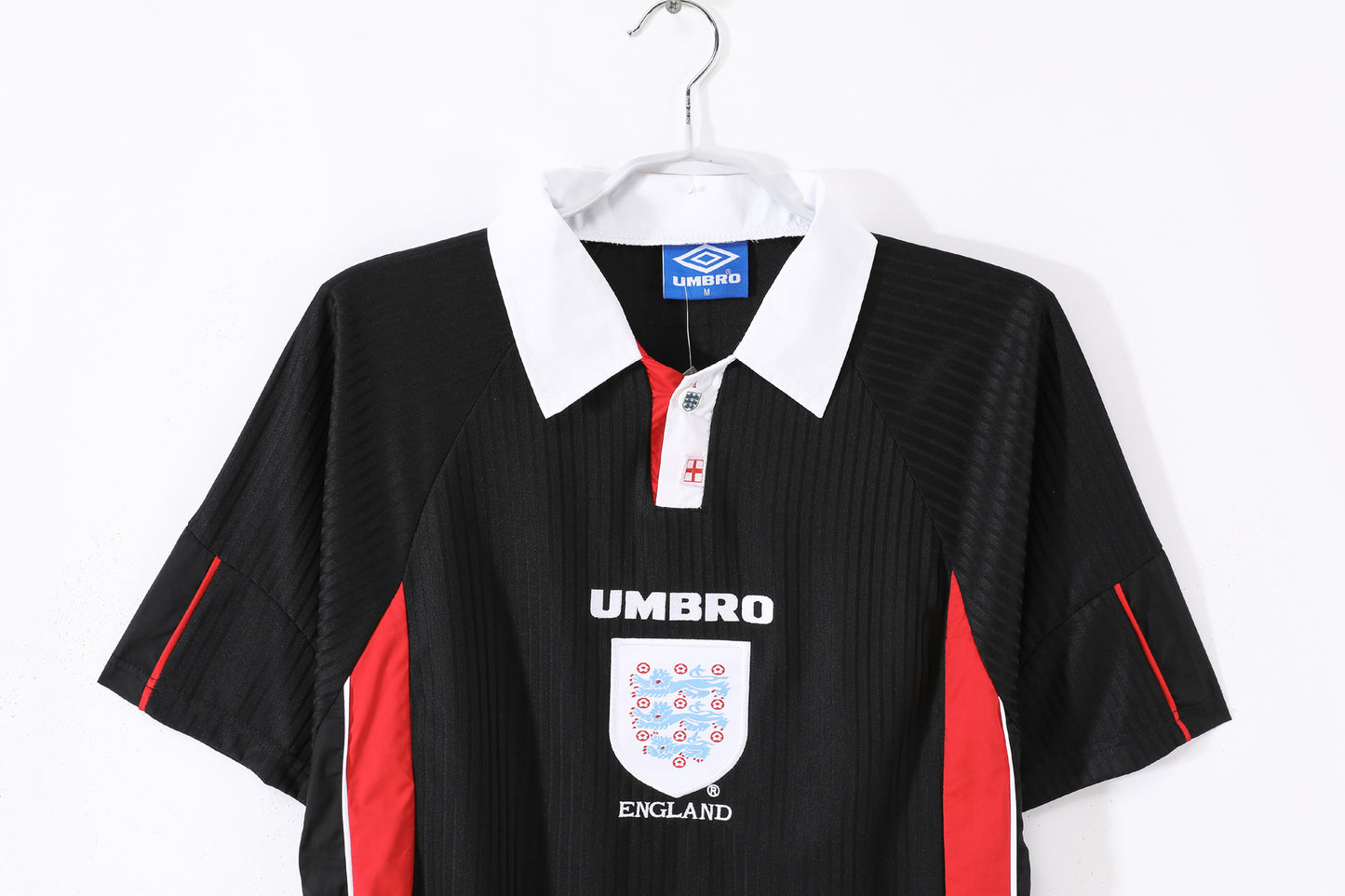 Camiseta retro de la tercera equipación de Inglaterra 1998 edición fan