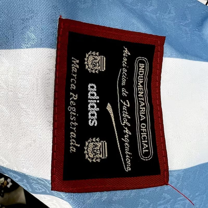 Camiseta retro de local de Argentina 1996 edición fan
