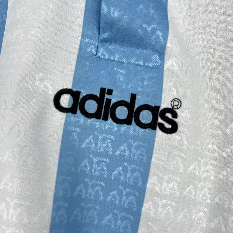Camiseta retro de local de Argentina 1996 edición fan