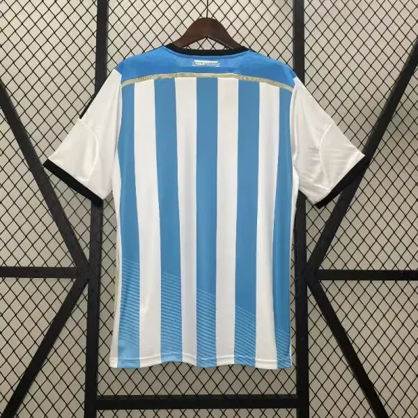 Camiseta retro de local de Argentina 2014 edición fan