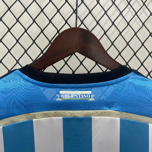 Camiseta retro de local de Argentina 2014 edición fan