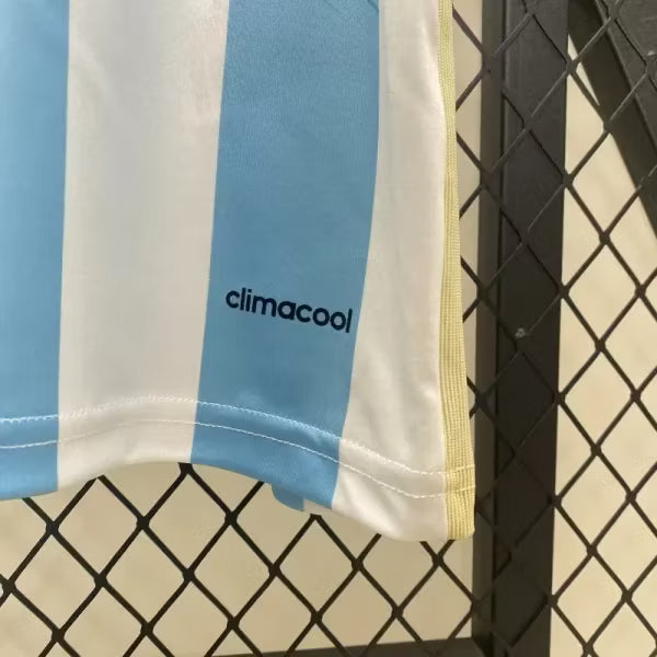 Camiseta retro de local de Argentina 2014 edición fan