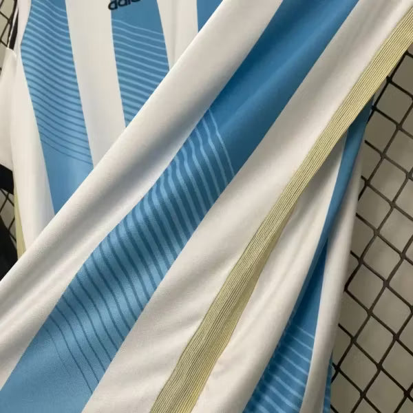 Camiseta retro de local de Argentina 2014 edición fan