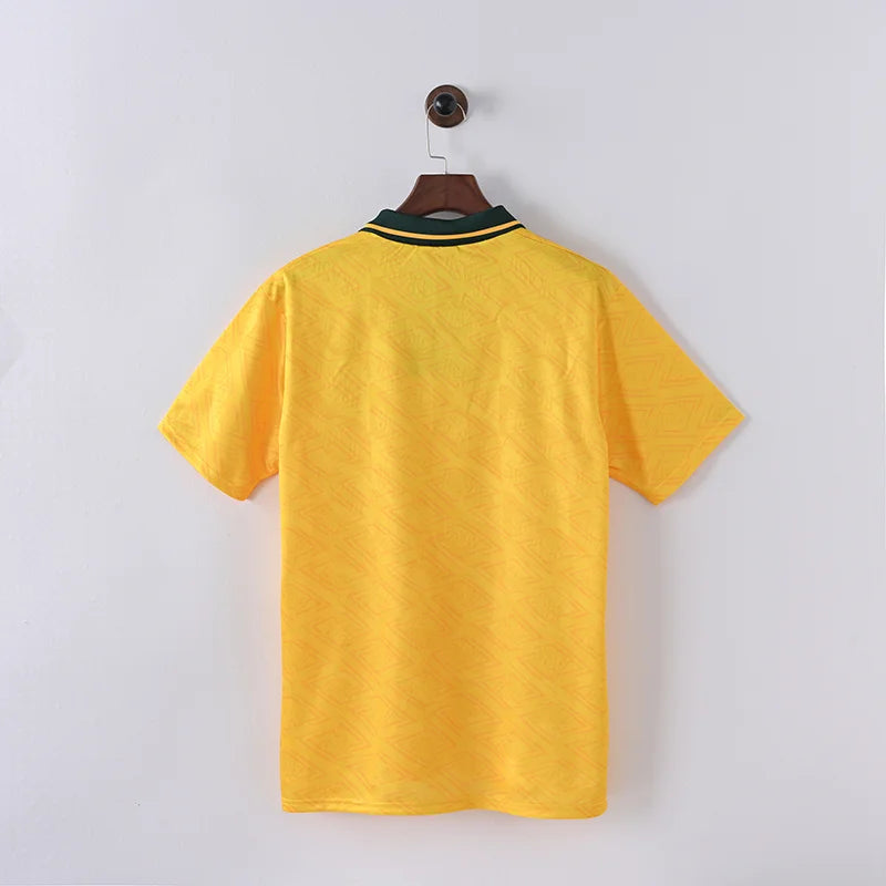 Camiseta retro de local de Brasil 1992/93 edición fan