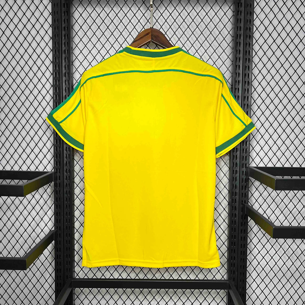 Camiseta retro de local de Brasil 1998 edición fan