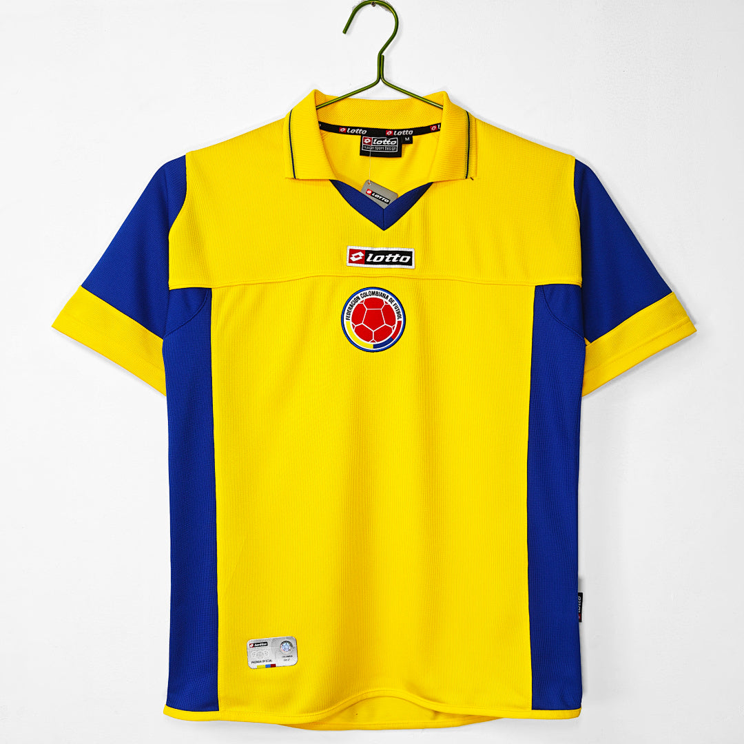 Camiseta retro de local de Colombia 2003 edición fan