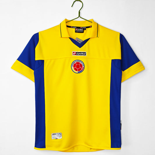 Camiseta retro de local de Colombia 2003 edición fan