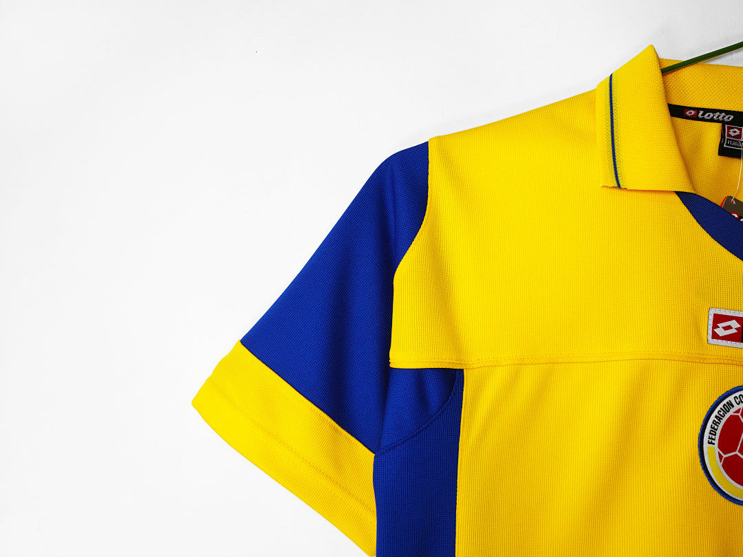 Camiseta retro de local de Colombia 2003 edición fan