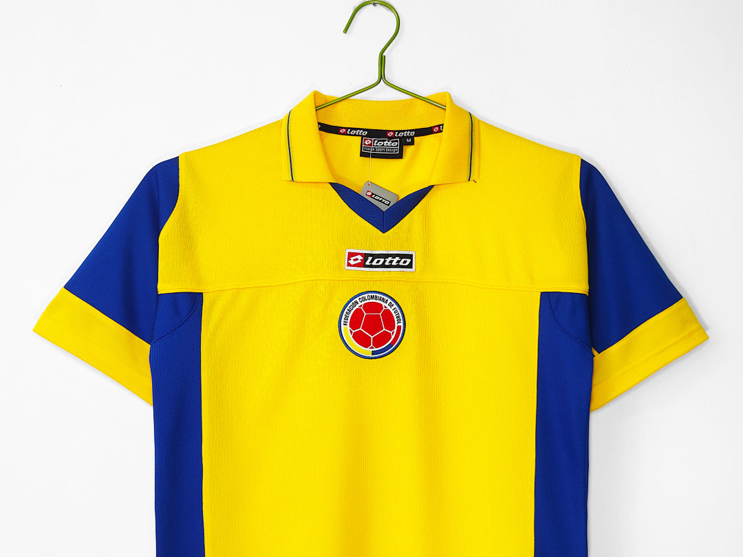 Camiseta retro de local de Colombia 2003 edición fan