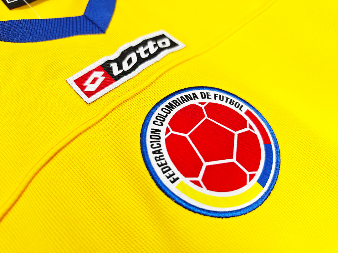 Camiseta retro de local de Colombia 2003 edición fan