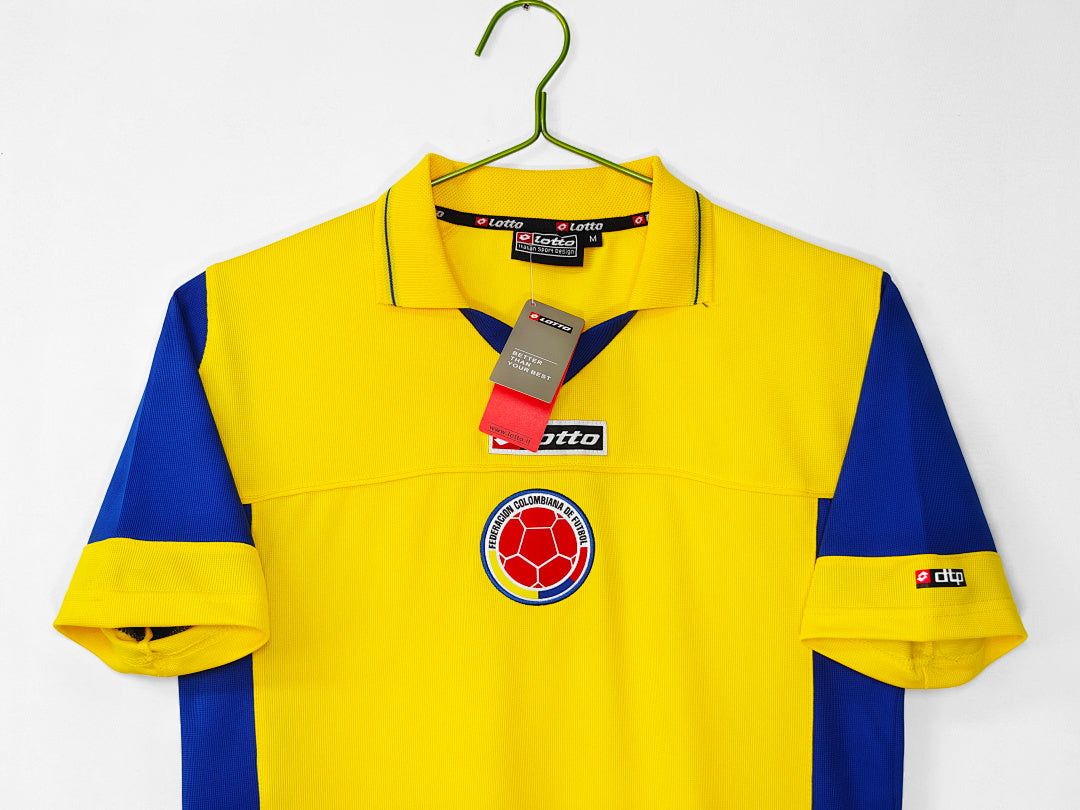 Camiseta retro de local de Colombia 2003 edición fan