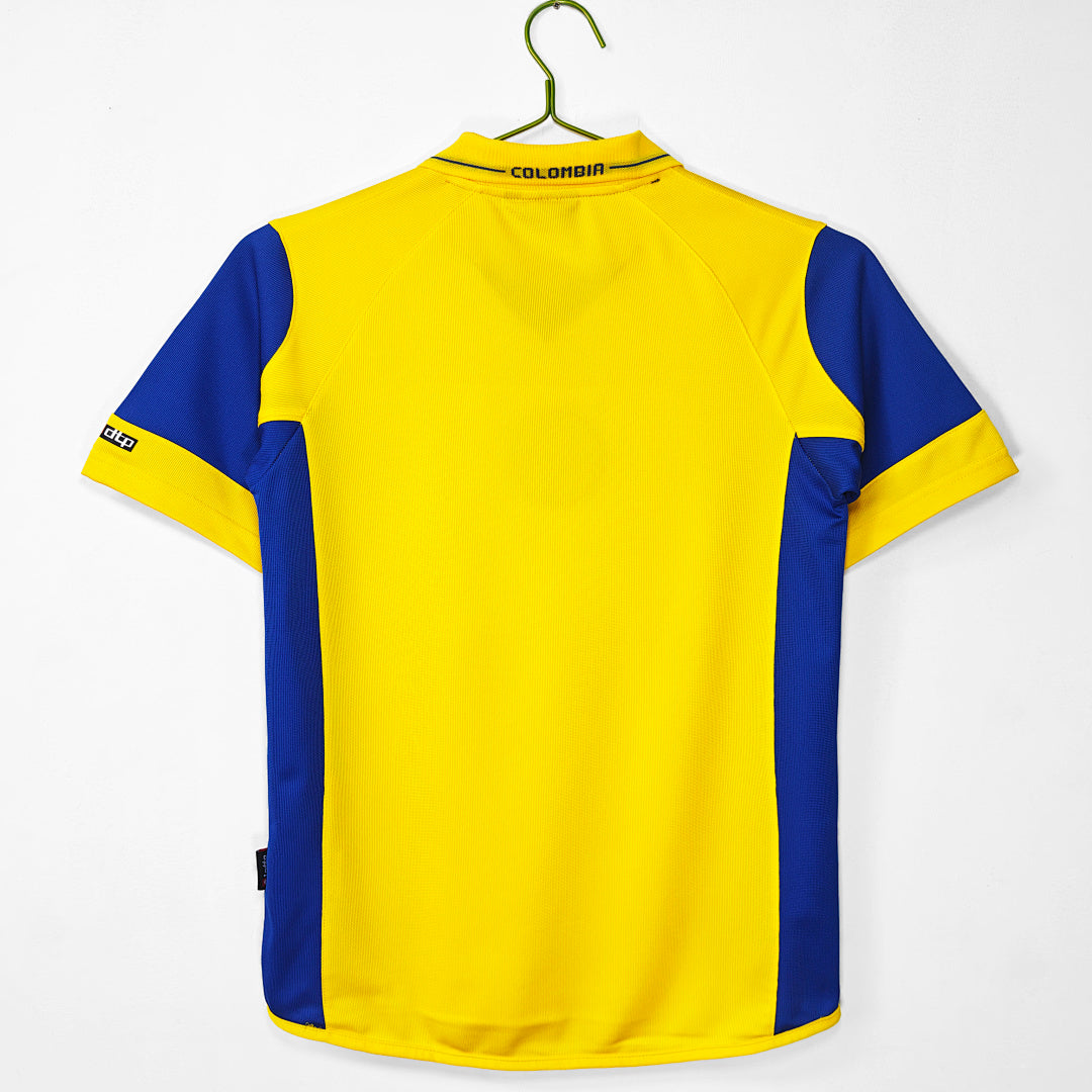 Camiseta retro de local de Colombia 2003 edición fan