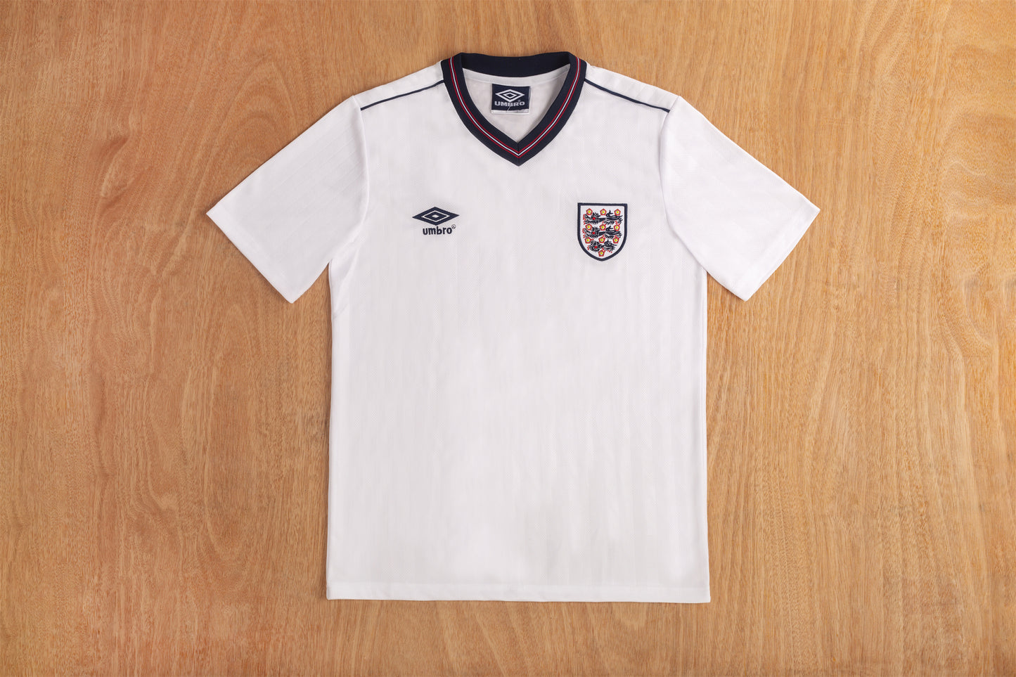 Camiseta retro de local de Inglaterra 1986 edición fan
