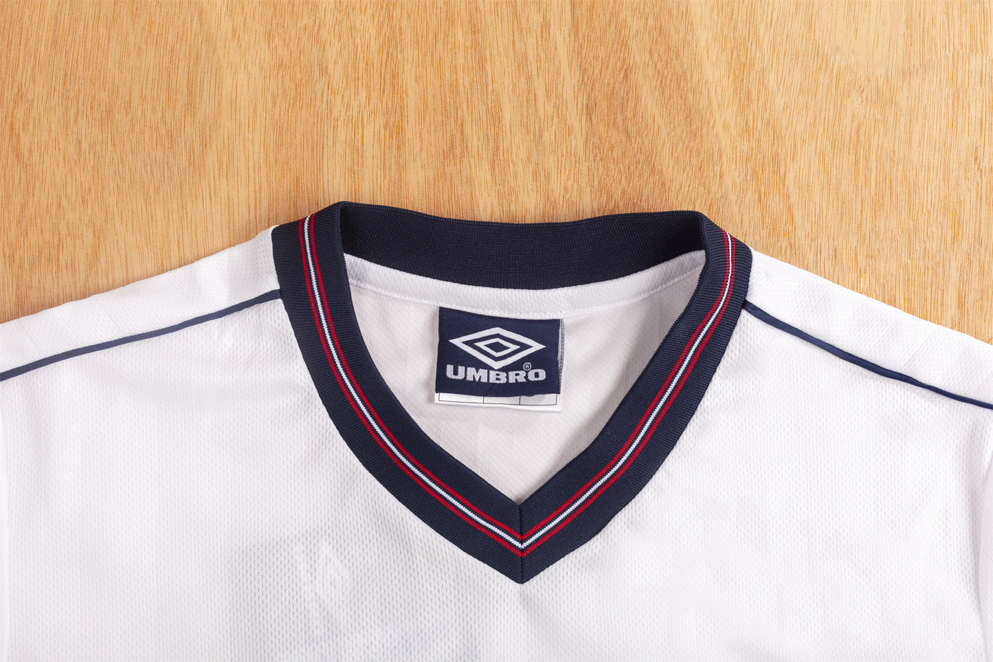 Camiseta retro de local de Inglaterra 1986 edición fan