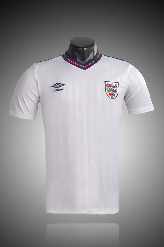 Camiseta retro de local de Inglaterra 1986 edición fan
