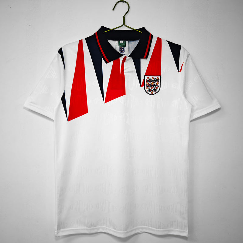 Camiseta retro de local de Inglaterra 1990 edición fan