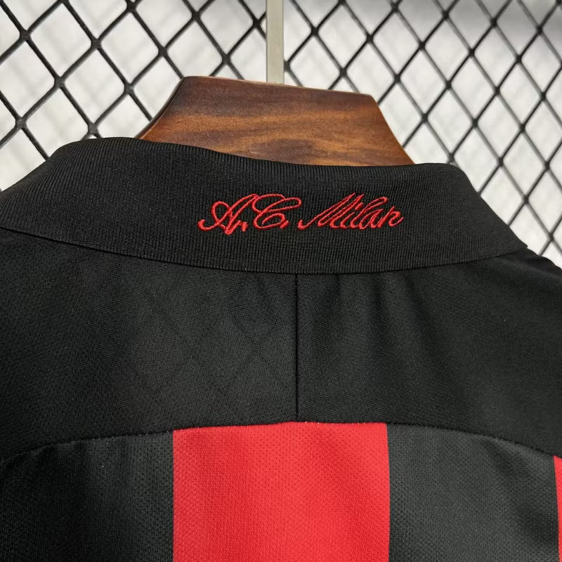 Camiseta retro de local del AC Milan 2000-02 edición fan