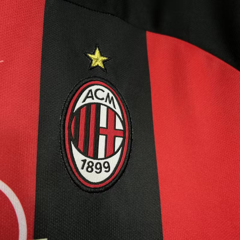 Camiseta retro de local del AC Milan 2000-02 edición fan