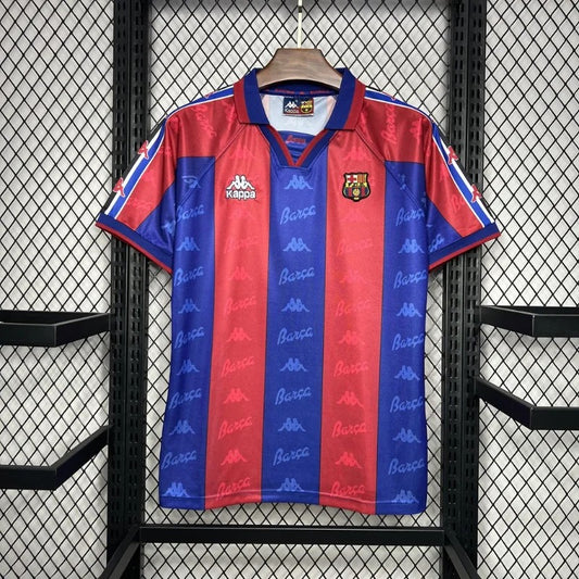 Camiseta retro de local del Barcelona 1995/1997 edición fan