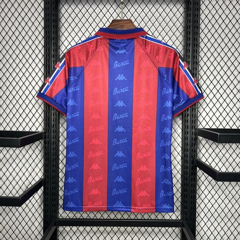 Camiseta retro de local del Barcelona 1995/1997 edición fan