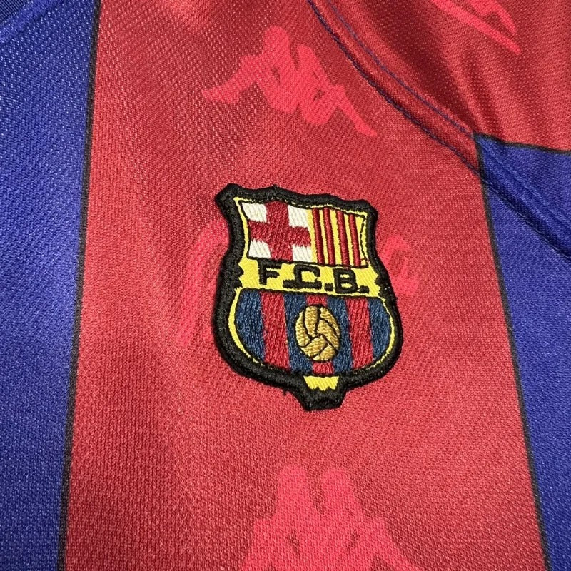 Camiseta retro de local del Barcelona 1995/1997 edición fan