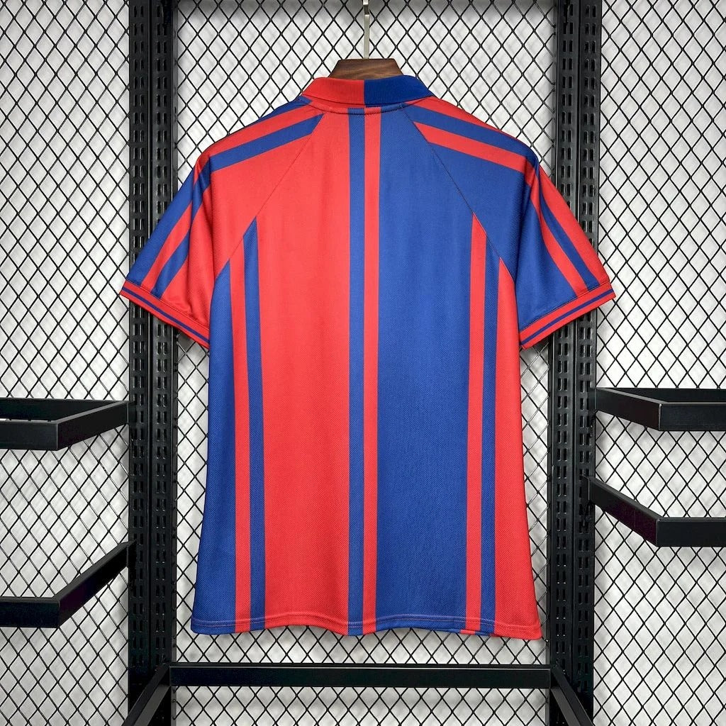 Camiseta retro de local del Barcelona 1997/1998, edición fan