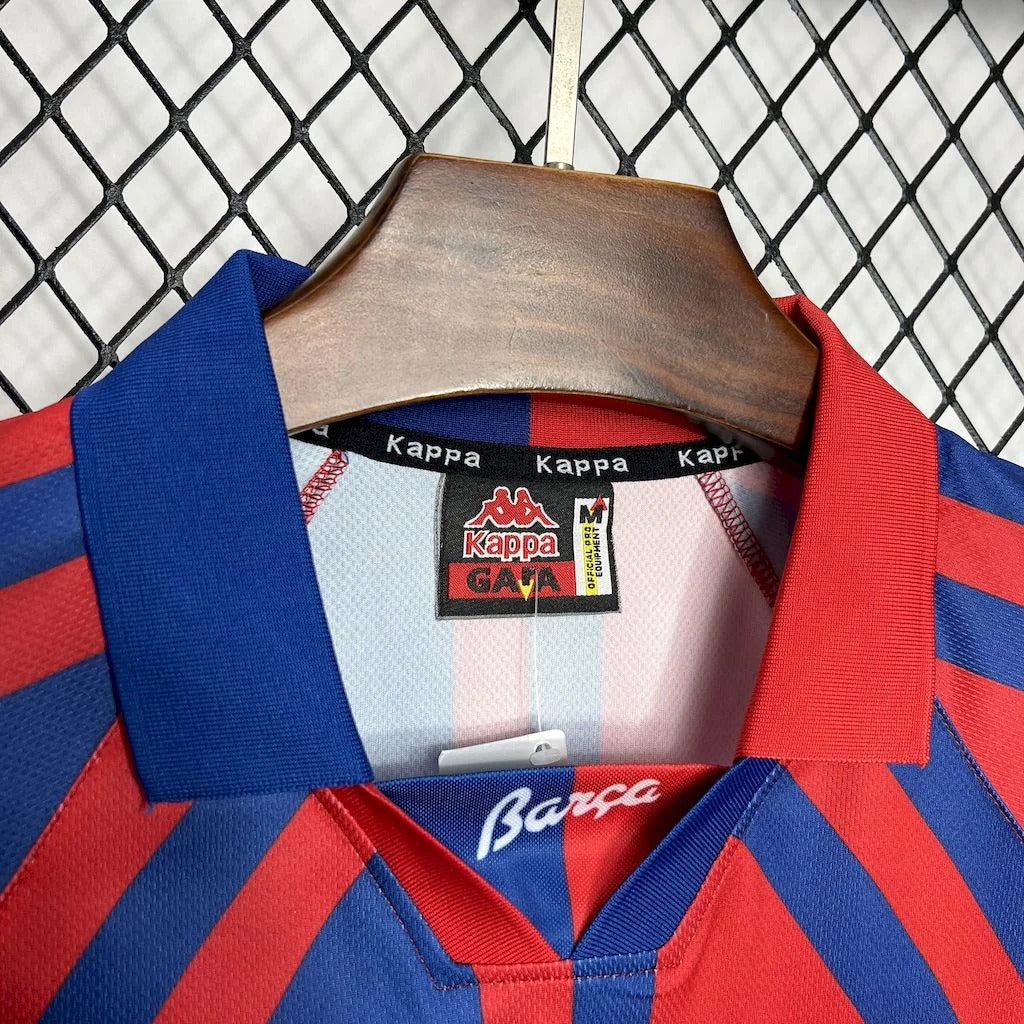 Camiseta retro de local del Barcelona 1997/1998, edición fan