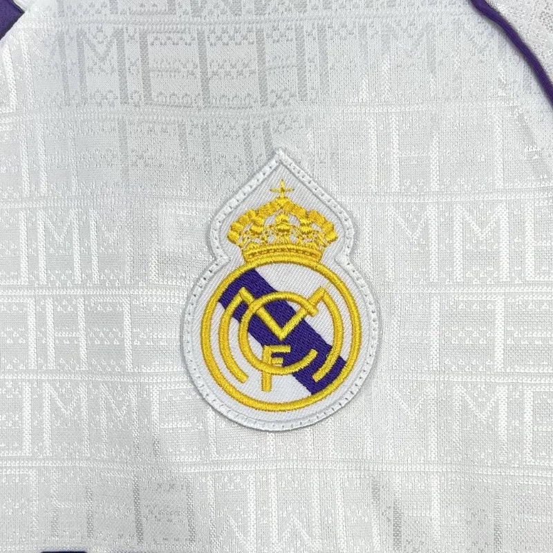 Camiseta retro de local del Real Madrid 1990/92 edición fan
