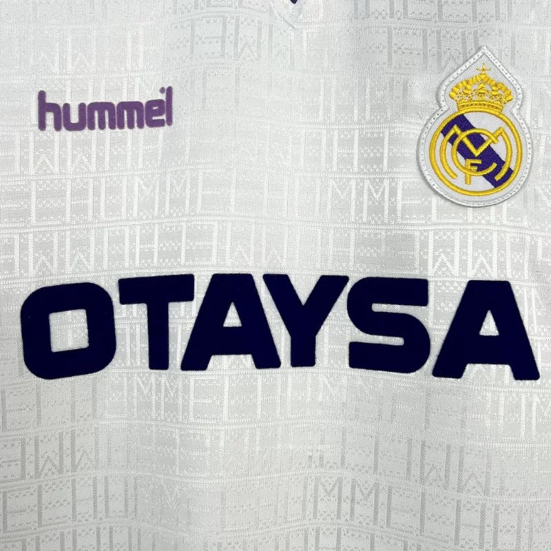 Camiseta retro de local del Real Madrid 1990/92 edición fan