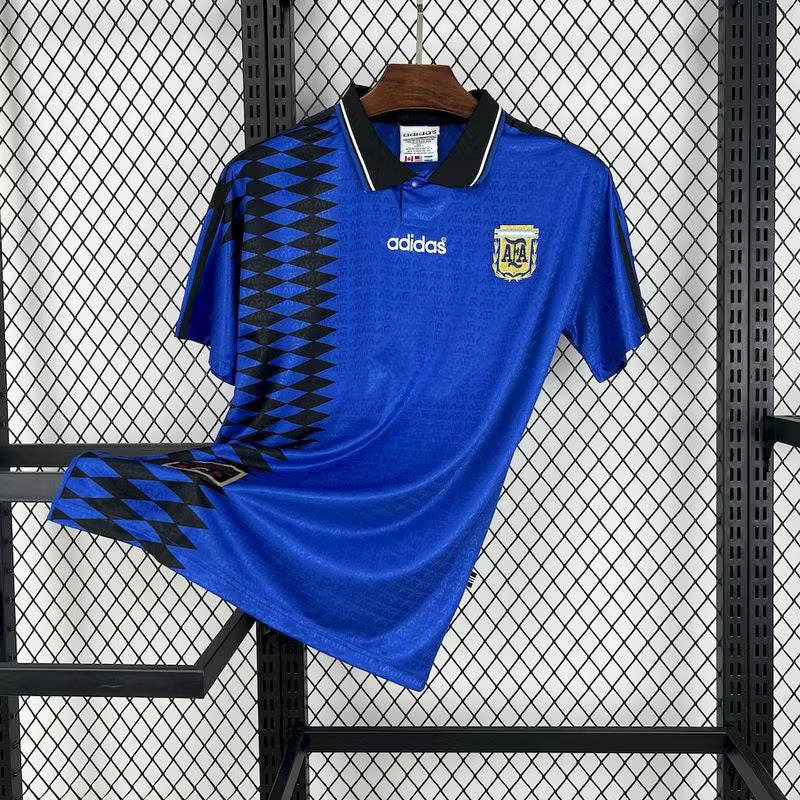Camiseta retro de visitante de Argentina 1994 edición fan