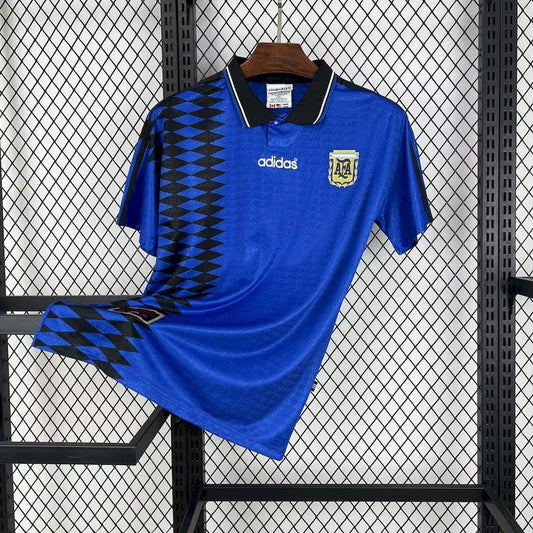 Camiseta retro de visitante de Argentina 1994 edición fan