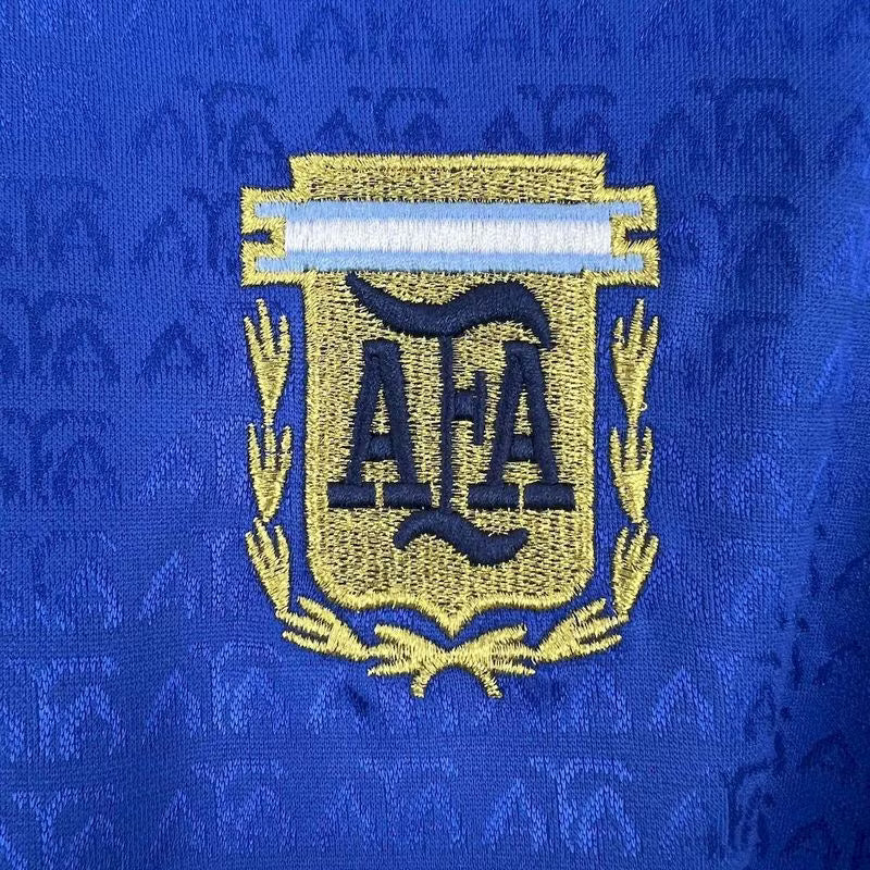 Camiseta retro de visitante de Argentina 1994 edición fan