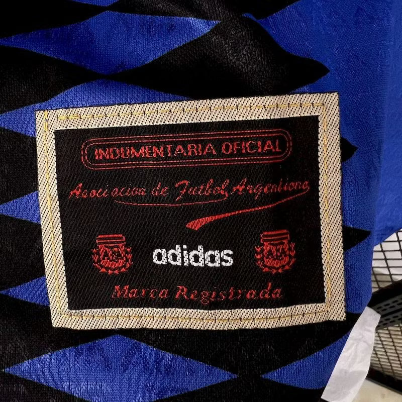 Camiseta retro de visitante de Argentina 1994 edición fan