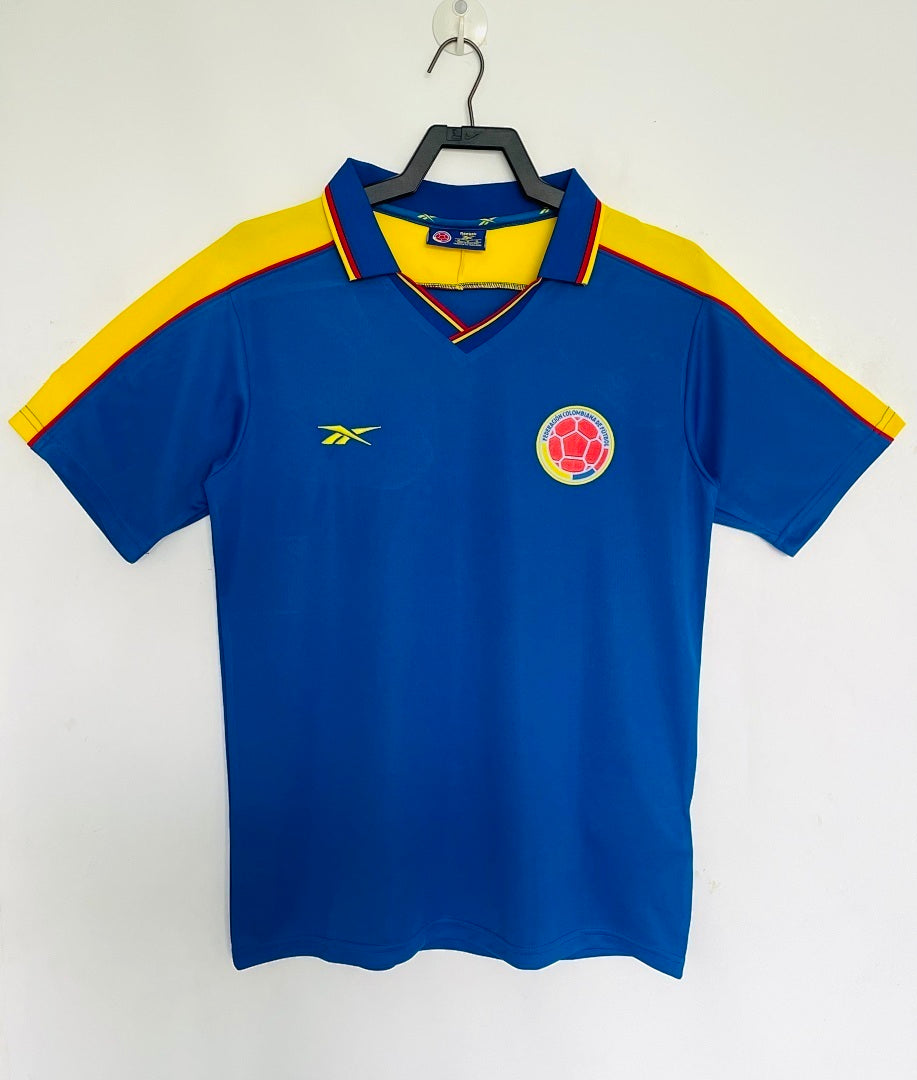 Camiseta retro de visitante de Colombia 1998 edición fan