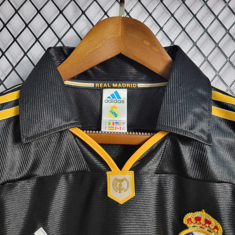 Camiseta retro de visitante del Real Madrid 1999/2001 edición fan