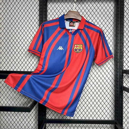 Camiseta retro local del FC Barcelona 1997/98